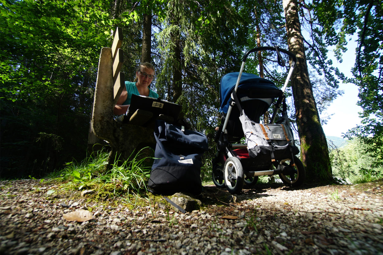 MeroMero Mini Squamish und Paquier Pouch im Einsatz